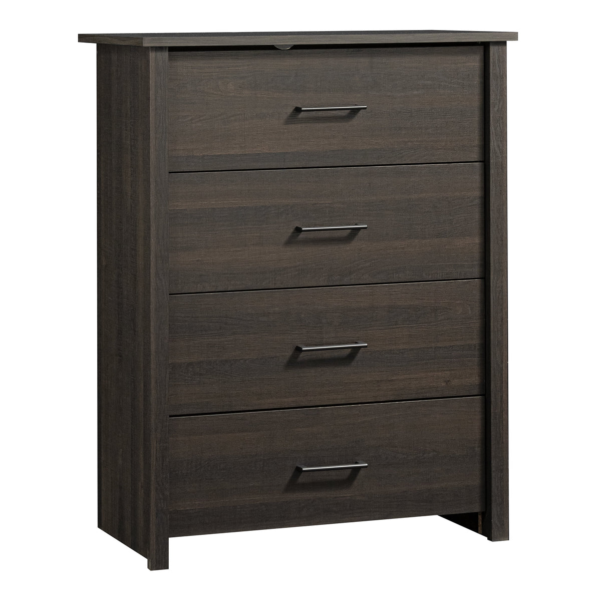 Mainstays Hillside 4-Drawer Dresser, Charcoal Finish