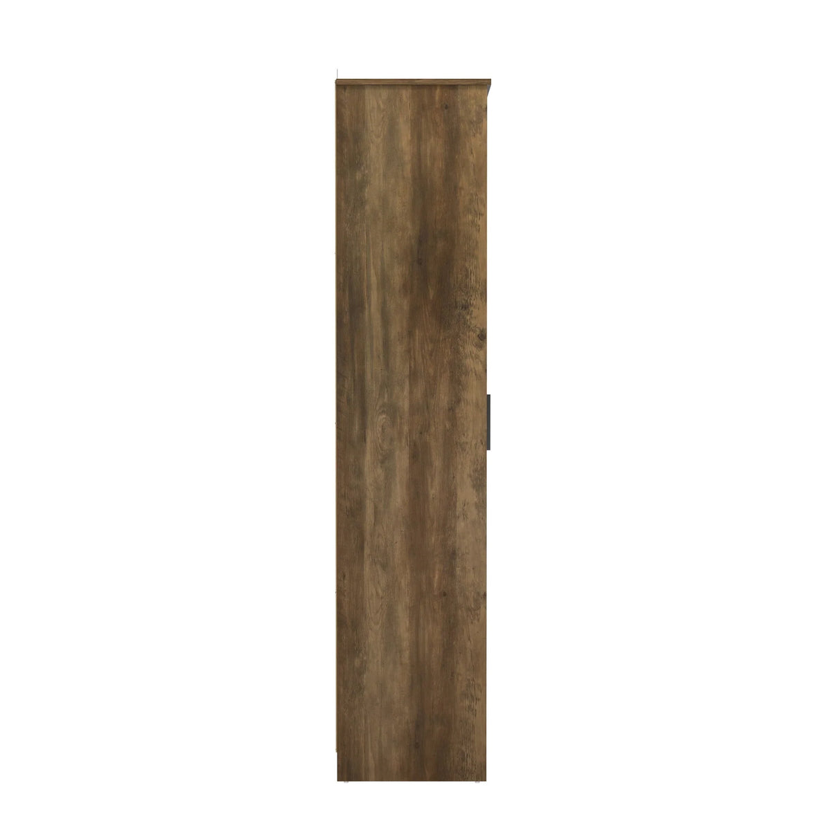 Woven Paths Shelton Wood Kitchen Pantry with 1 Sliding Barn Door, Knotty Oak