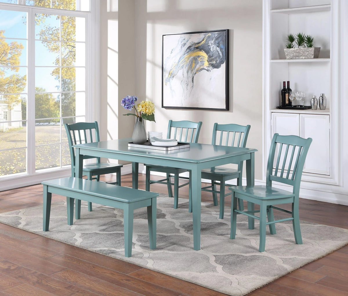 Boraam Colorado Wood Dining Bench - Aspen Valley Finish