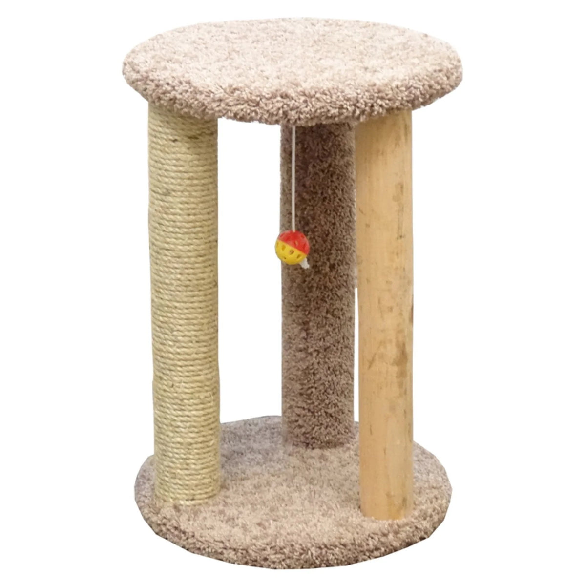 New Cat Condos Round Multi Cat Scratcher