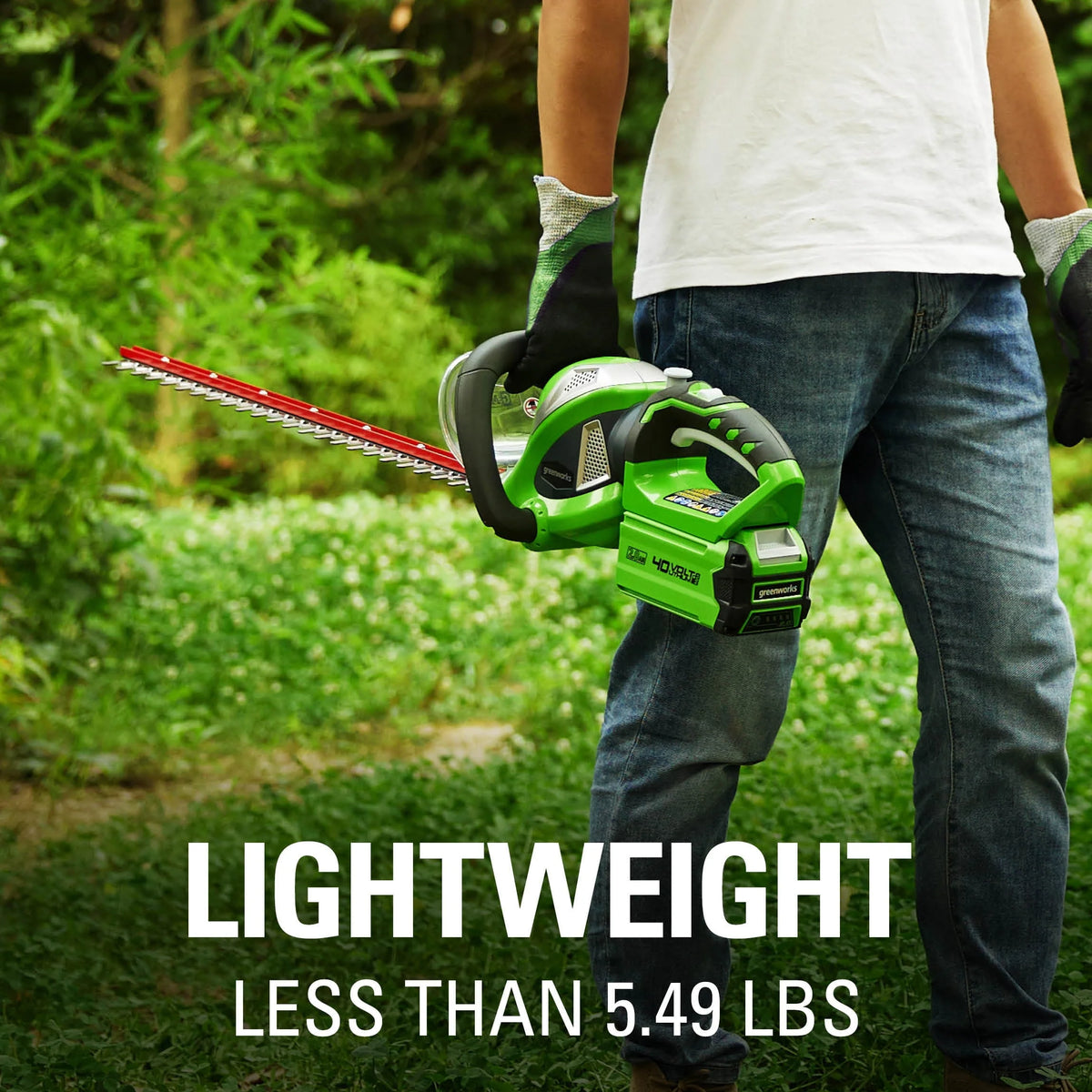 Greenworks 24" 40 Volt Battery Powered Power Hedge Trimmer 22332