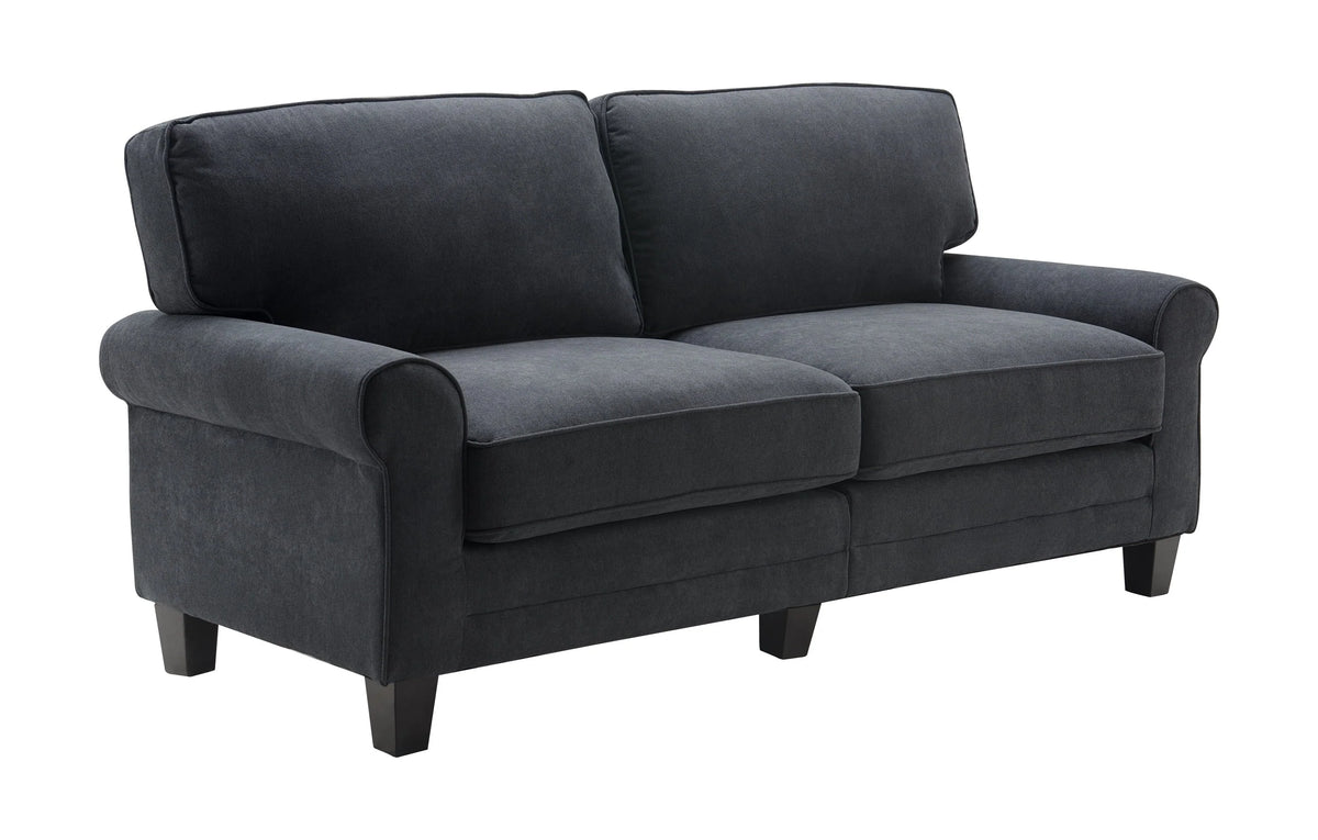 Serta RTA Copenhagen Collection 73" Vanity Fabric Sofa, Brown