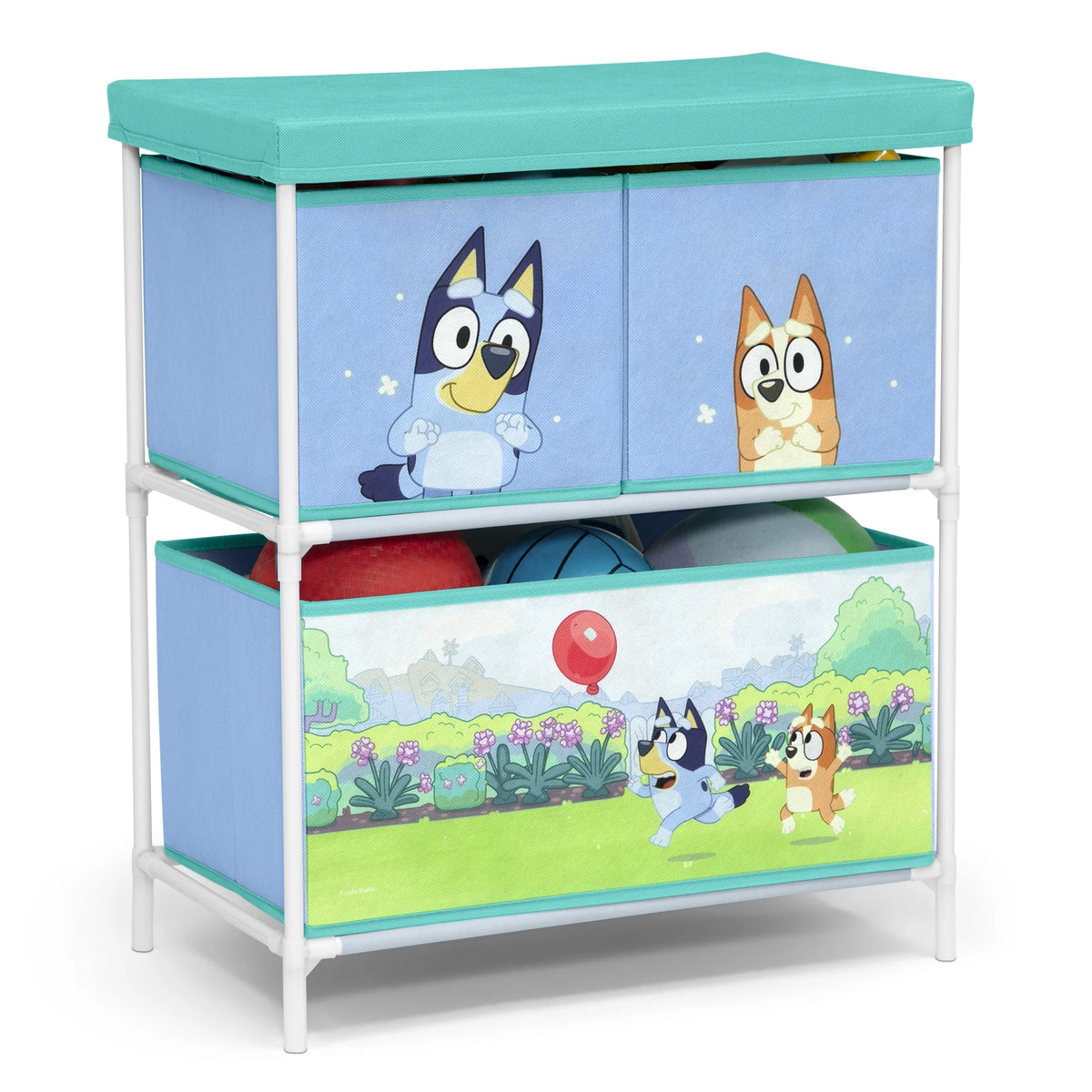 Bluey 3-Piece Toddler Bedroom Set by Delta Children, Blue