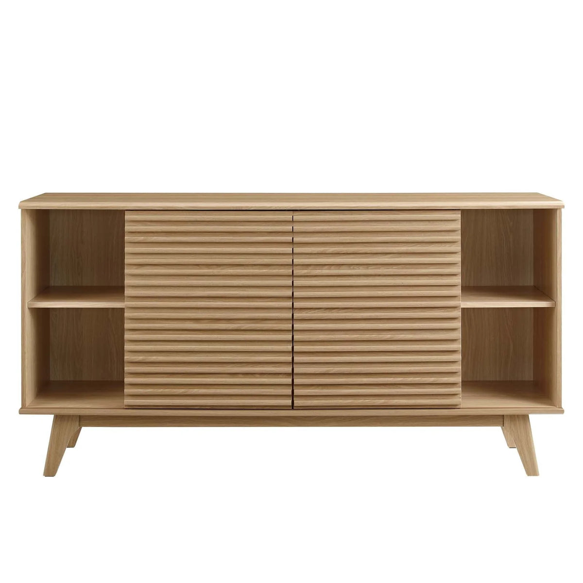 Modway Render 63" Sideboard Buffet Table or TV Stand in Oak