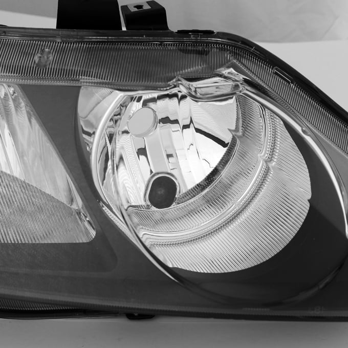 Fits Black 06-11 Honda Civic Sedan Headlights Lights Left +Right Pair 2006-2011