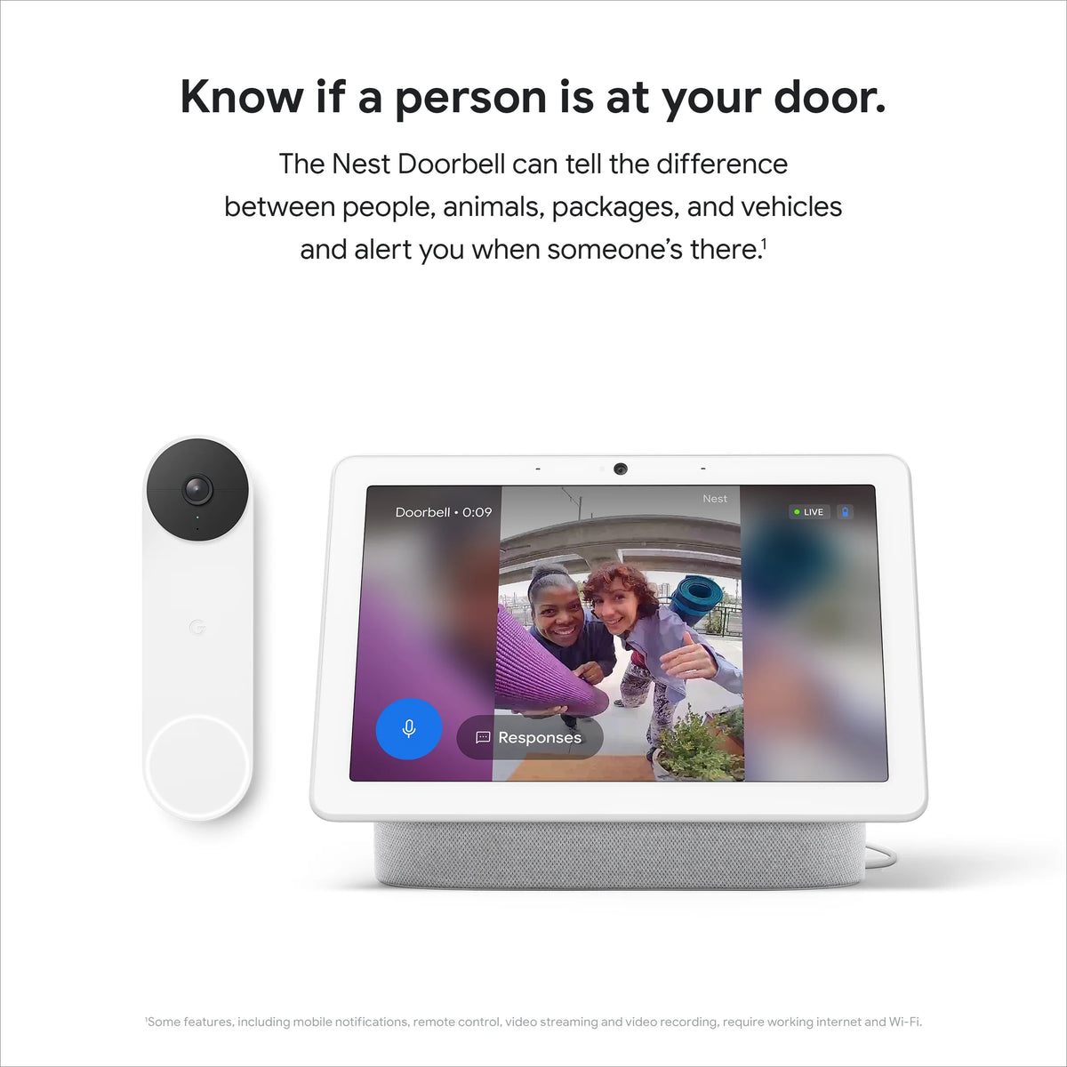 Google Nest Doorbell (Battery) (Linen)