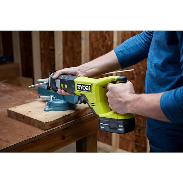 ONE+ 18V Cordless Reciprocating Saw Kit with 4.0 Ah Battery and Charger