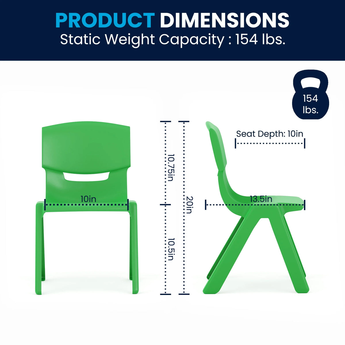 Flash Furniture Emmy Rectangular Adjustable Activity Table with 6 Stacking Chairs, Natural