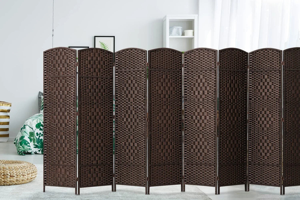 Jostyle Room Divider 6ft. Tall Extra Wide Privacy Screen, Folding Privacy Screens Freestanding Nature