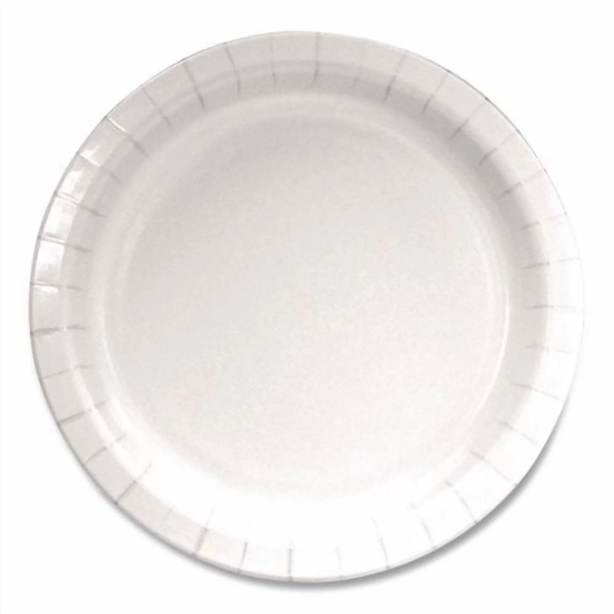 Boardwalk Paper Dinnerware, Plate, 9" Diameter, White, 1,000/Carton