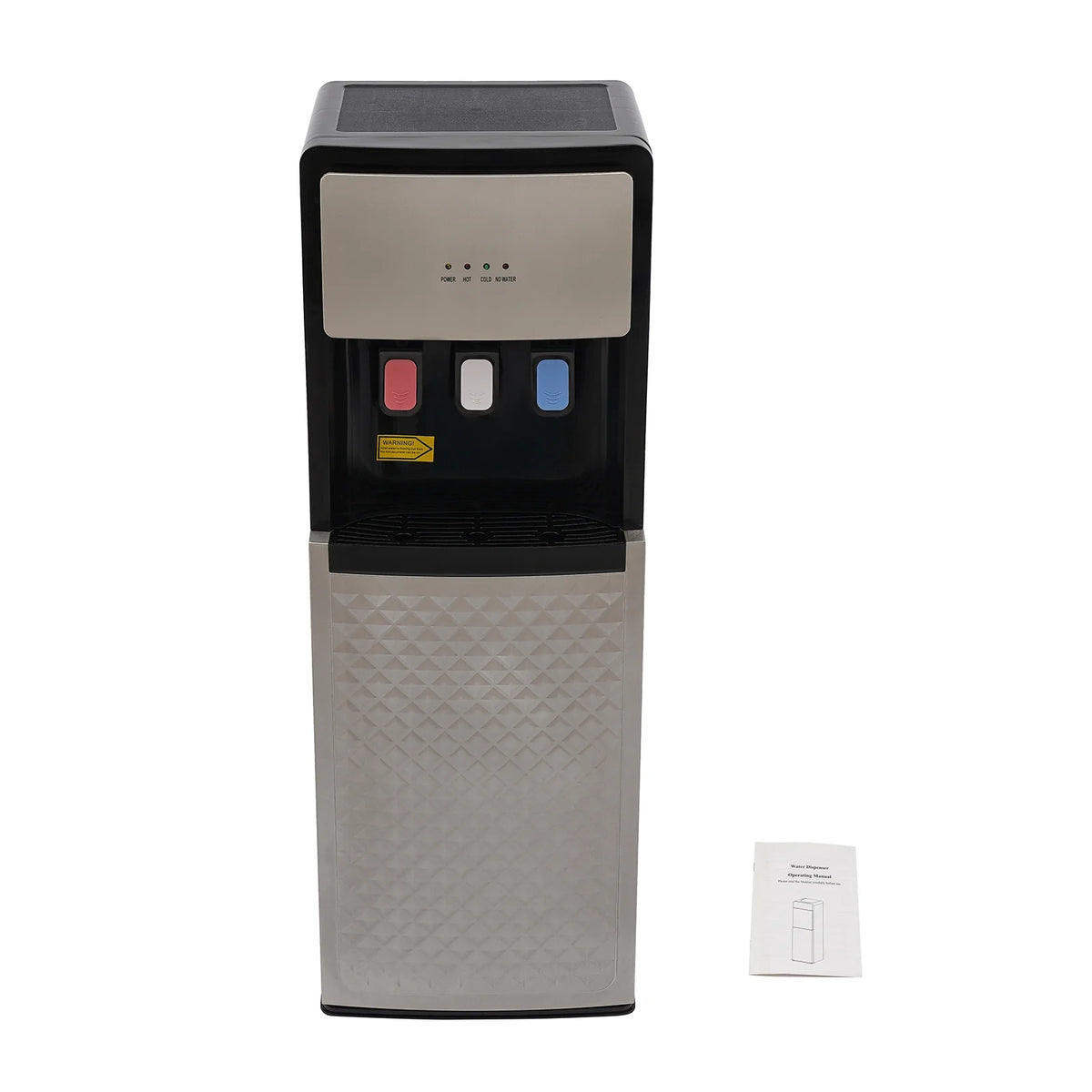 Bottom Loading Water Cooler Dispenser, 110V Hot & Cold Standing Water Dispenser, PP Hot and Cold Water Dispenser