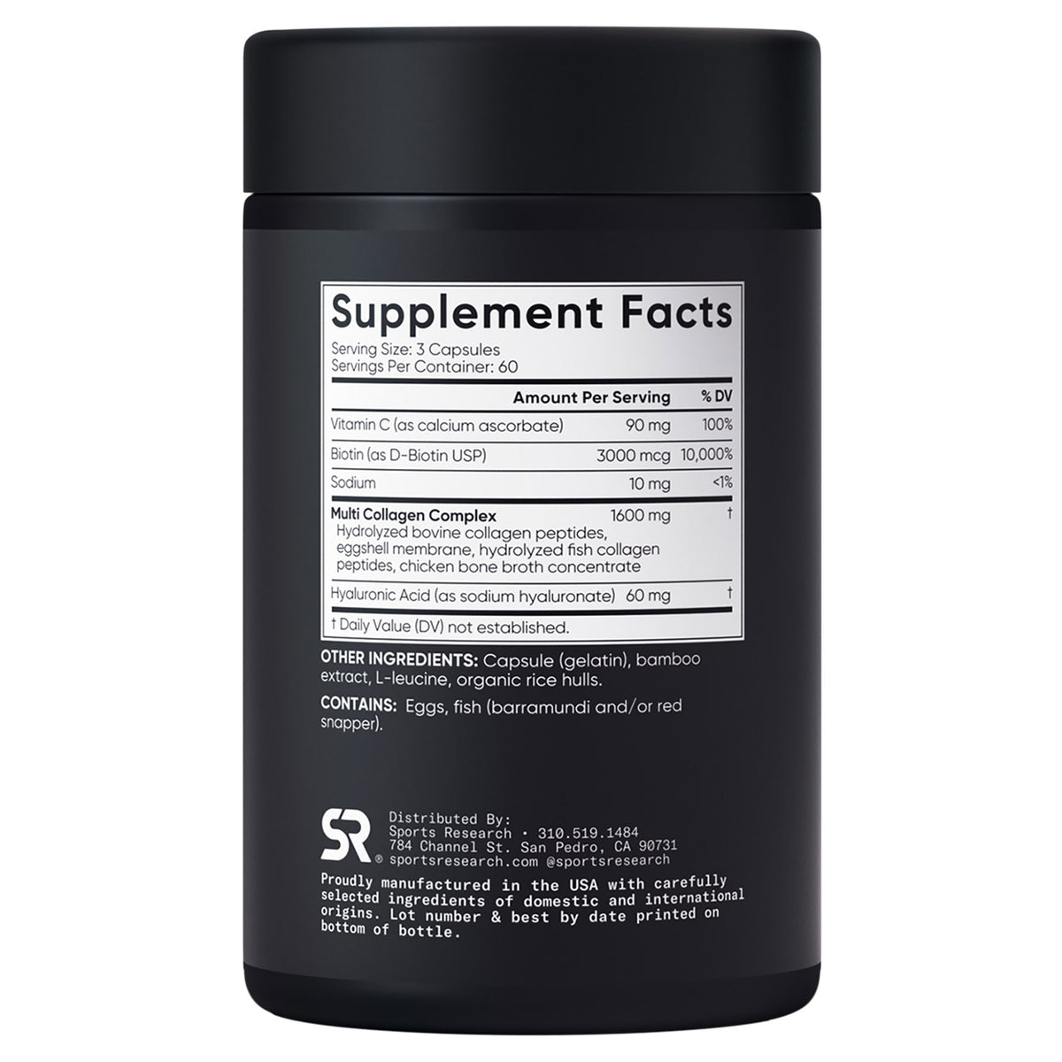 Sports Research Multi Collagen, 180 Capsules
