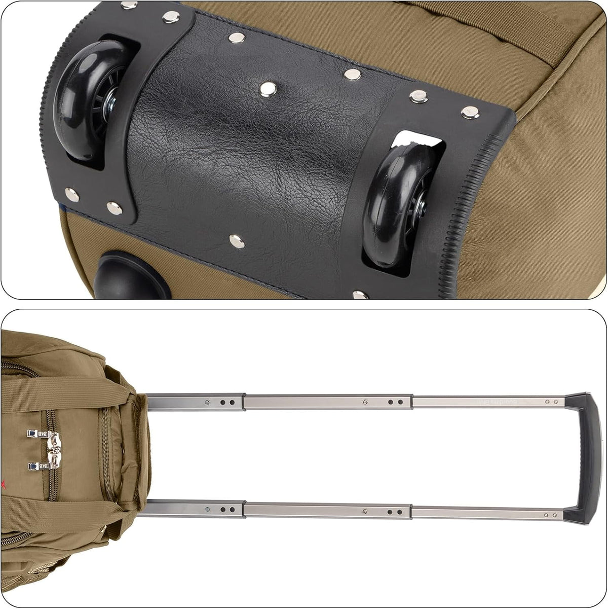 17" Rolling Personal Item Under Seat Duffel for United Airlines