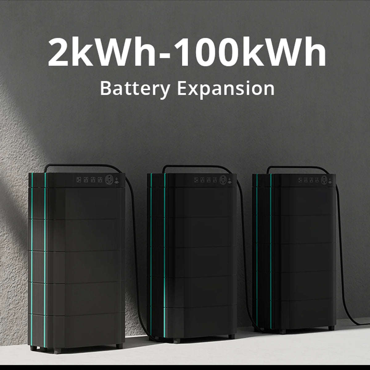 GreenOE Portable Power Station, 2074Wh LFP Battery, Expandable to 6394Wh, 110V 2200W AC Output,Solar Generator for Home Use, Camping Accessories, Emergencies, Power Outages, RVs
