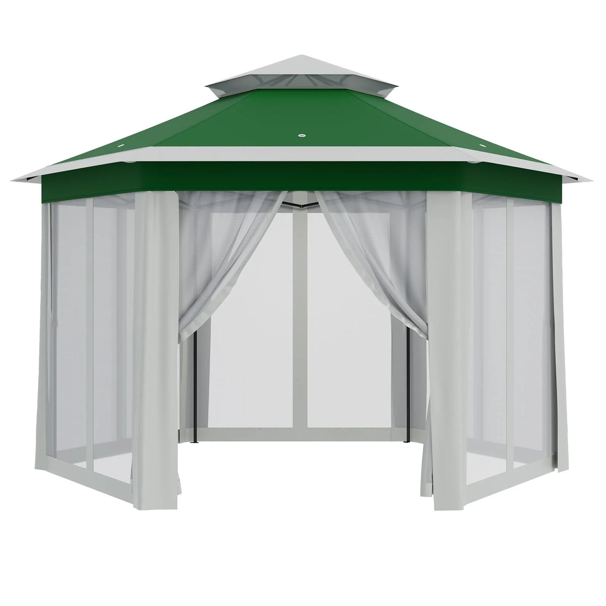 Accreate 13' X 13' Outdoor Patio Gazebo,Outdoor Canopy Tent with Mosquito Netting,Backyard Tent for Party, Wedding, Outdoor Dining, Patio, Backyard