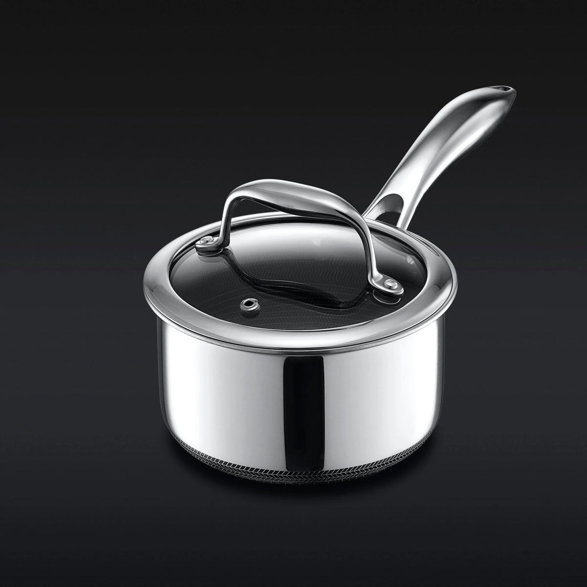 Hybrid Saucepan with Lid, 1-Qt