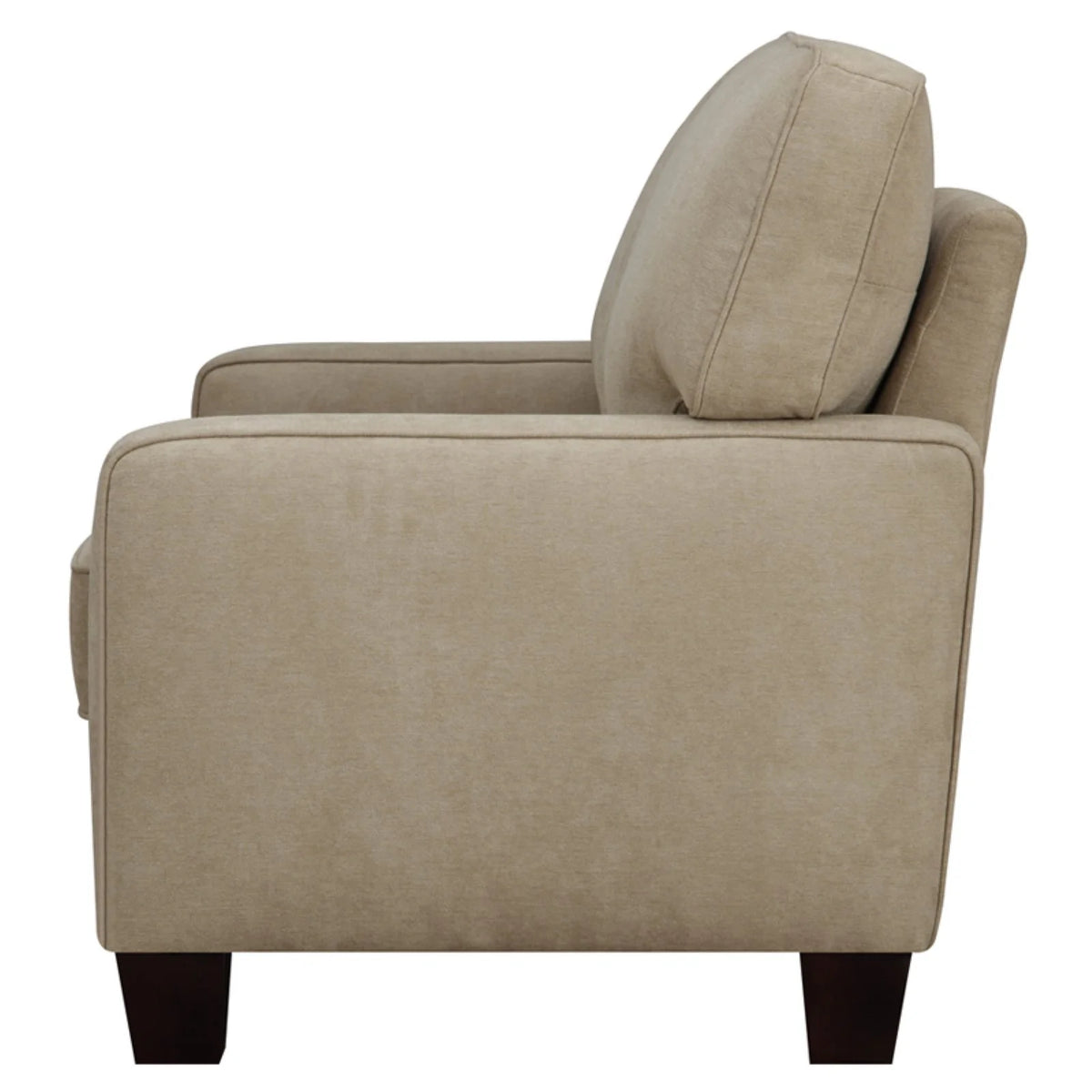 Serta Palisades 61" Track Arm Sofa Loveseat with Removable Covers Beige