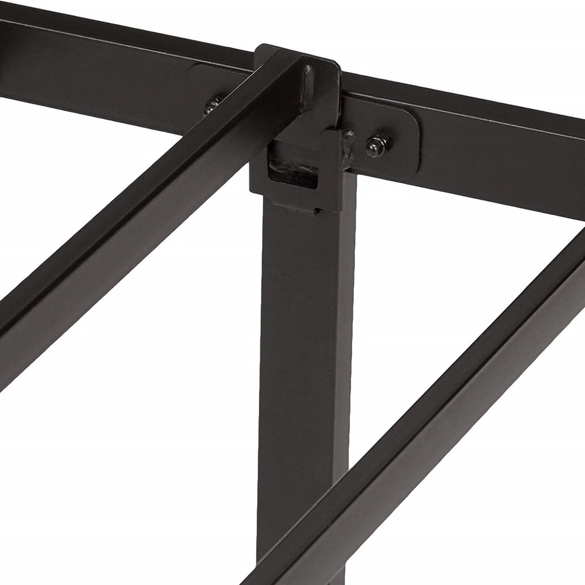Mainstays 14" Heavy Duty Steel Slat Twin Platform Bed Frame, Black