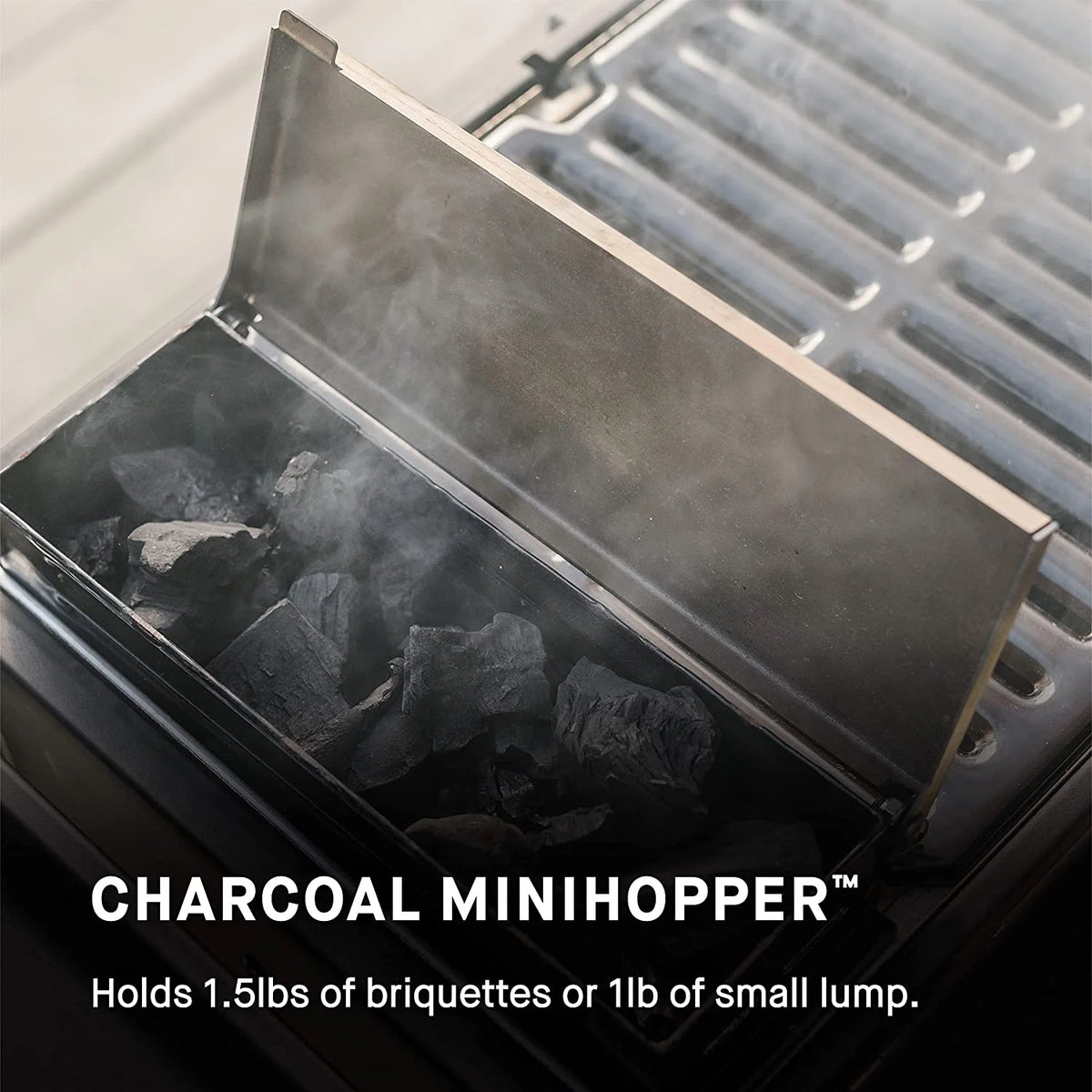 Masterbuilt Portable Charcoal Grill and Smoker with Analog Temperature Control