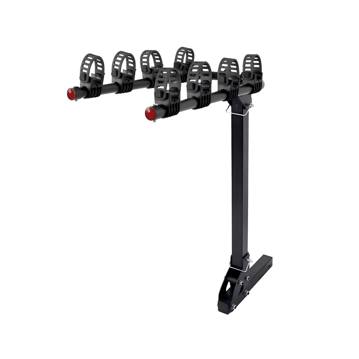 Ozark Trail 4-Bicycle Hitch Mounted Steel Bike Rack, Carry up to 132lbs,Foldable Design
