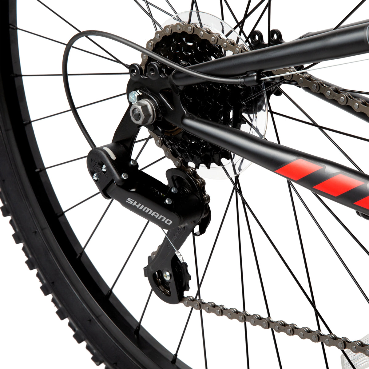 Hyper Bicycles Men's 26" Shocker Mountain Bike, Black/Green
