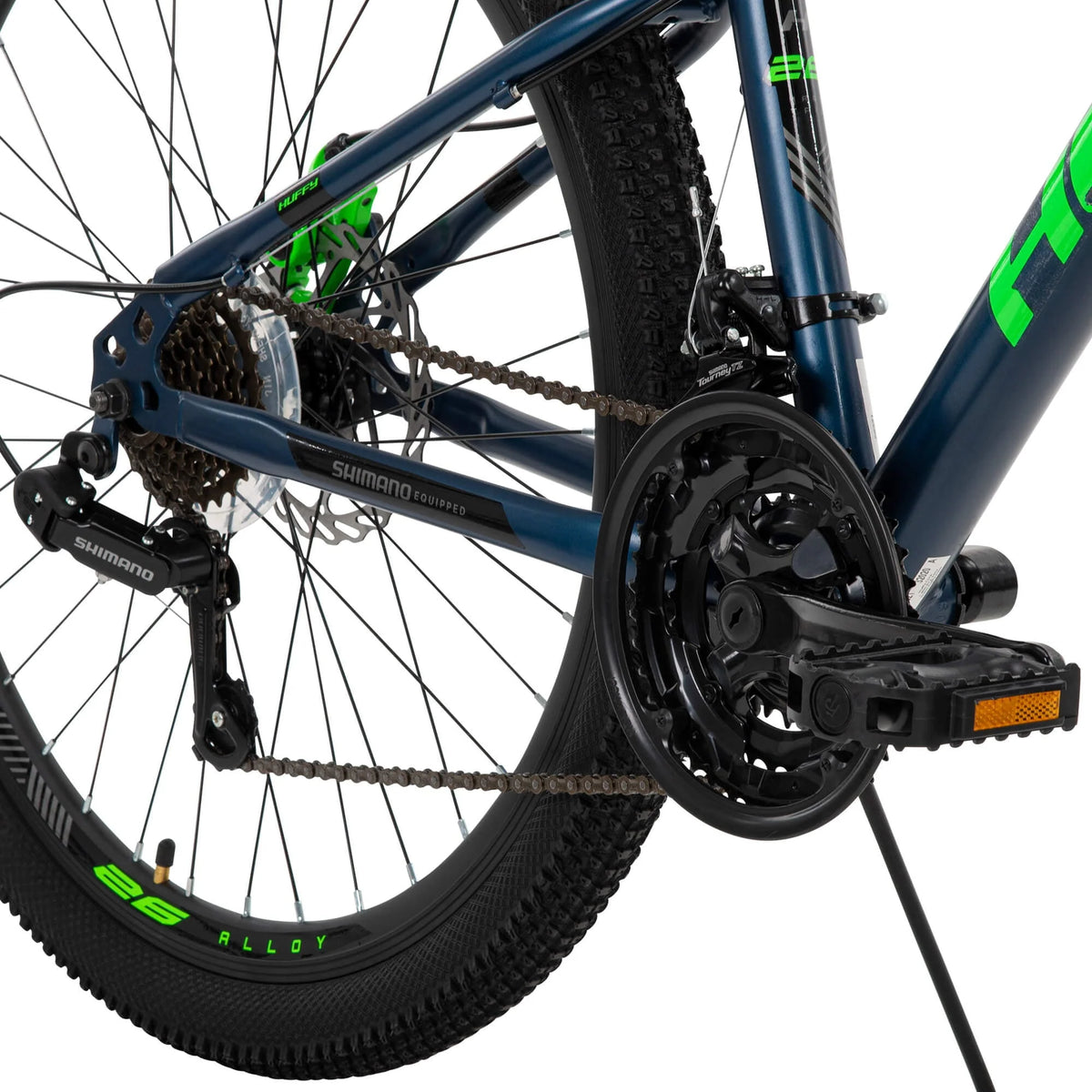 26-Inch Scout Men's 21-Speed Hardtail Mountain Bike, Denim Blue