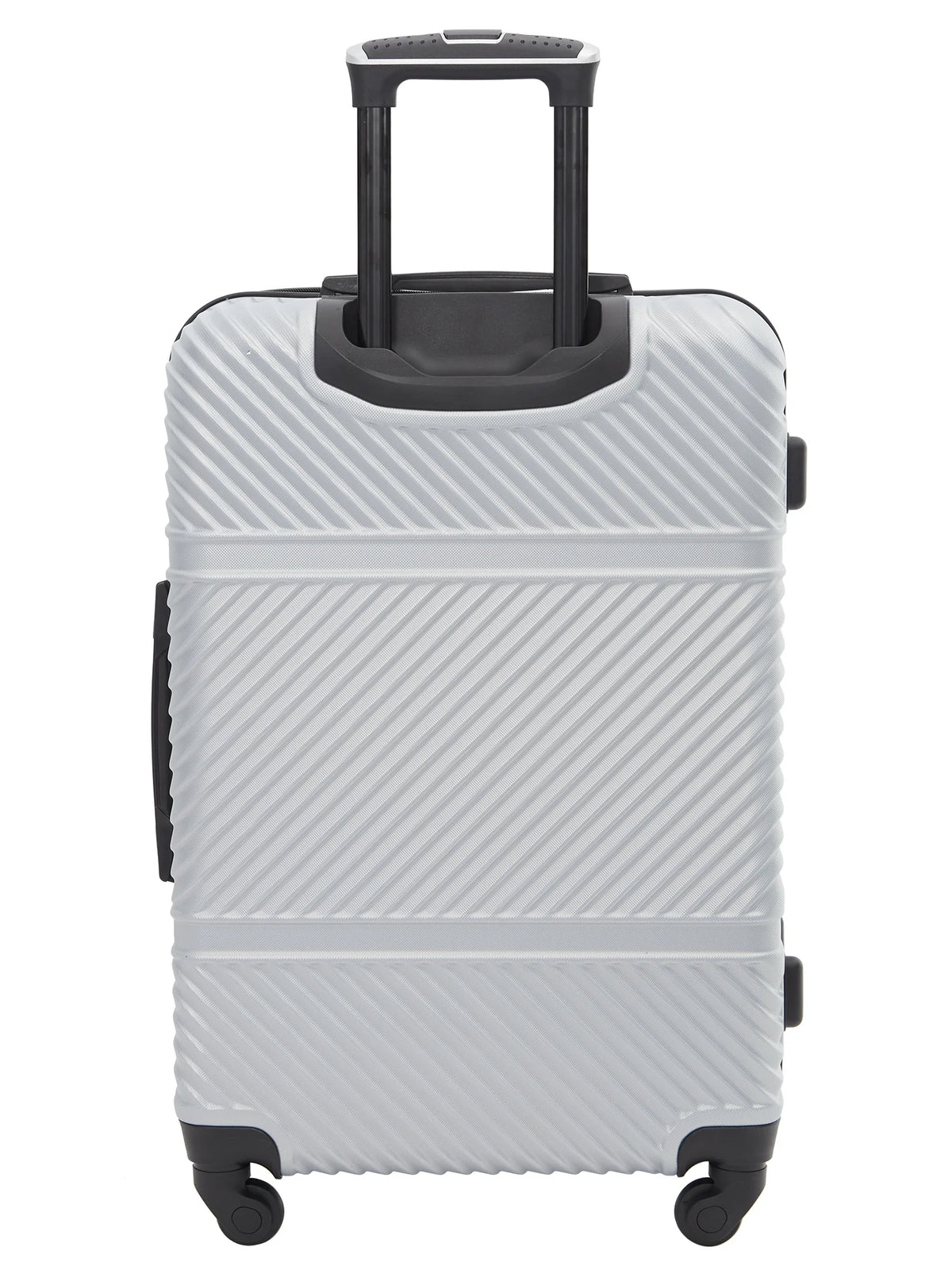 Wrangler 4 Pc Hardside Spinner Luggage Set with 20" & 25" Suitcases and Packing Cubes, Black