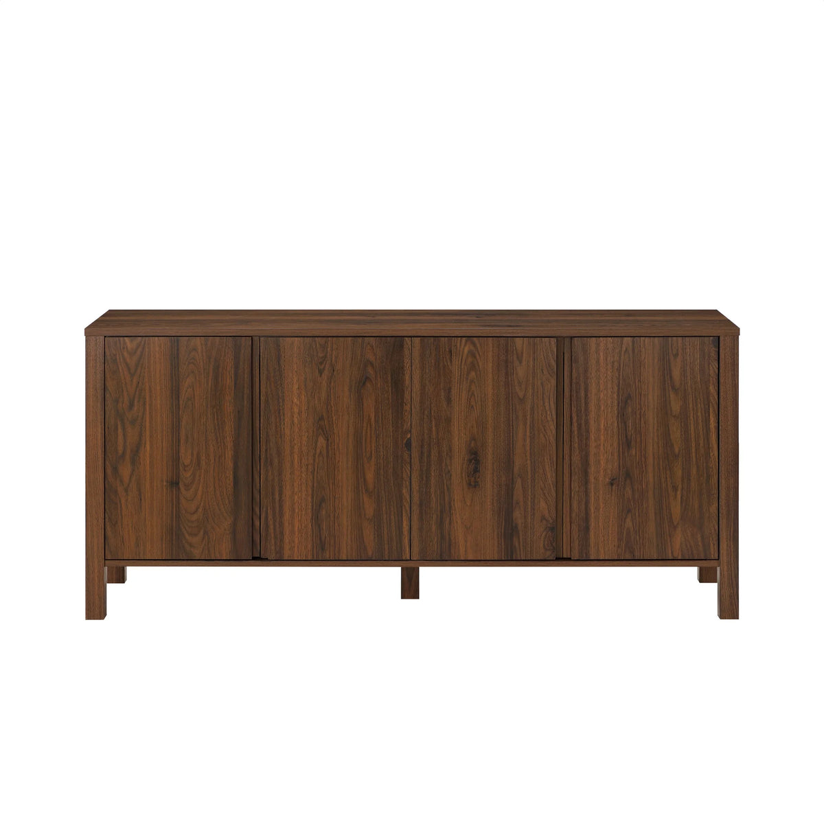 Mainstays 4-Door TV Console for TV��s up to 65��, Canyon Walnut Finish
