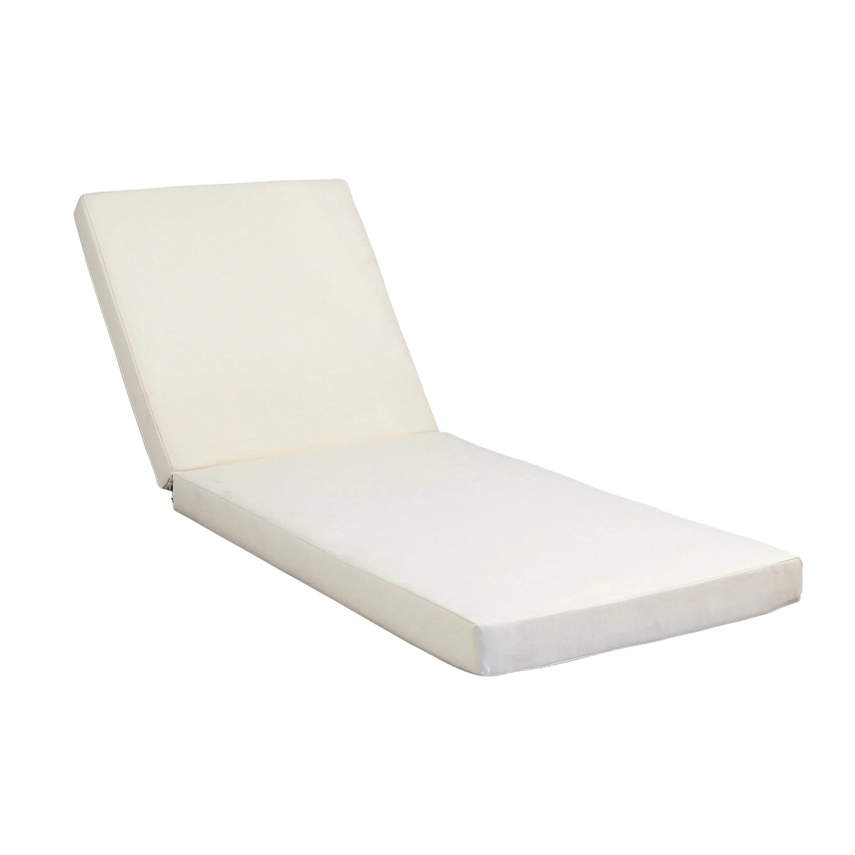 Patio Seating LOUNGE CHAISE SET, ACACIA WOOD WITH WATER-RESISTANT LOUNGE CUSHIONS (CREAM & 4 INCH THICK) - MATCHING DARK GREY VERSION AVAILABLE,Outdoor Seating
