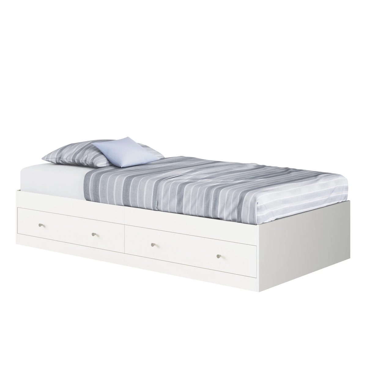 Sauder Cannery Bridge Twin Bed, Sindoori Mango Finish