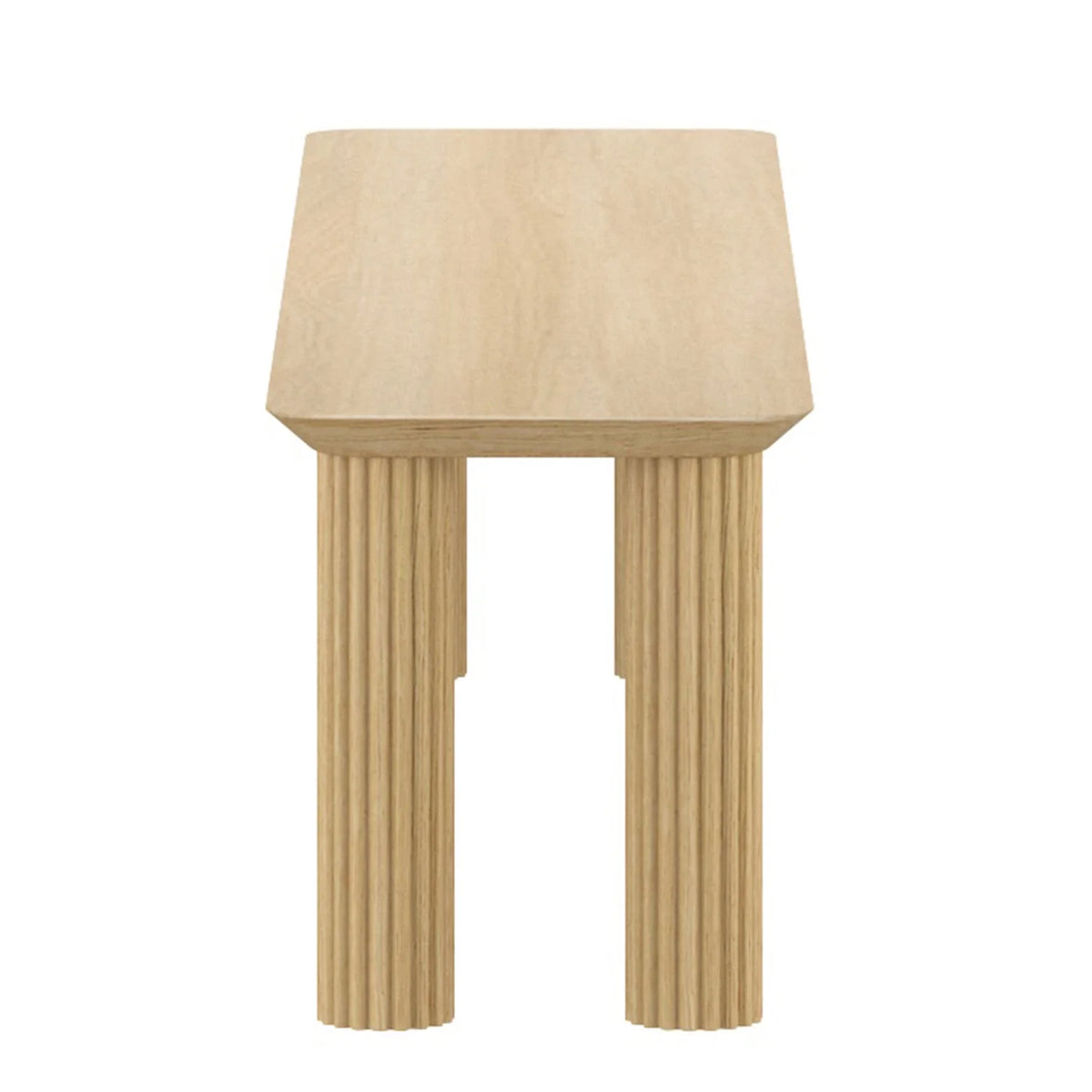 !nspire Mid-Century Modern Solid Wood 71" Bench - Natural