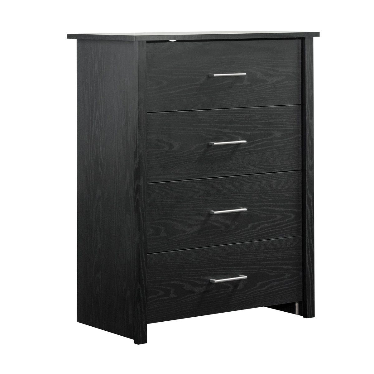 Mainstays Hillside 4-Drawer Dresser, Charcoal Finish