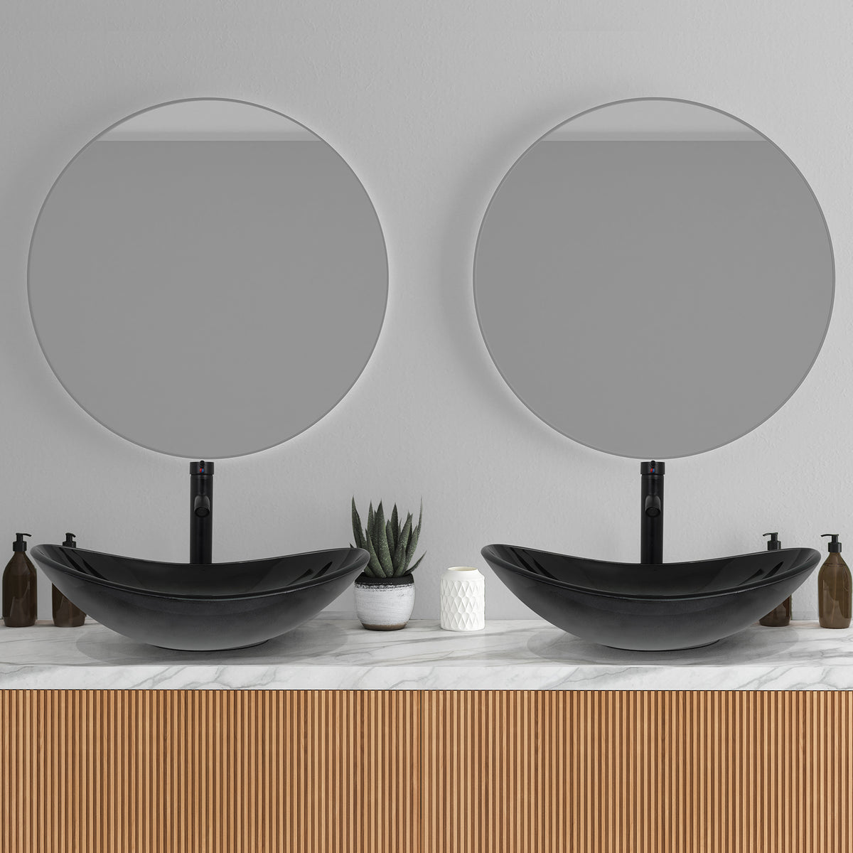 FULLWATT Bathroom Ceramic Sink Vanity Vessel Basin Porcelain Faucet Drain Combo Rectangle,White