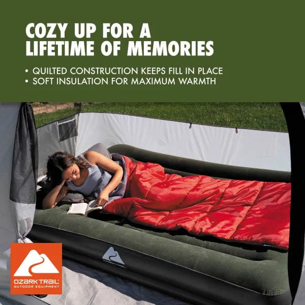 (3 pack) Ozark Trail 50 F Rectangular Sleeping Bag