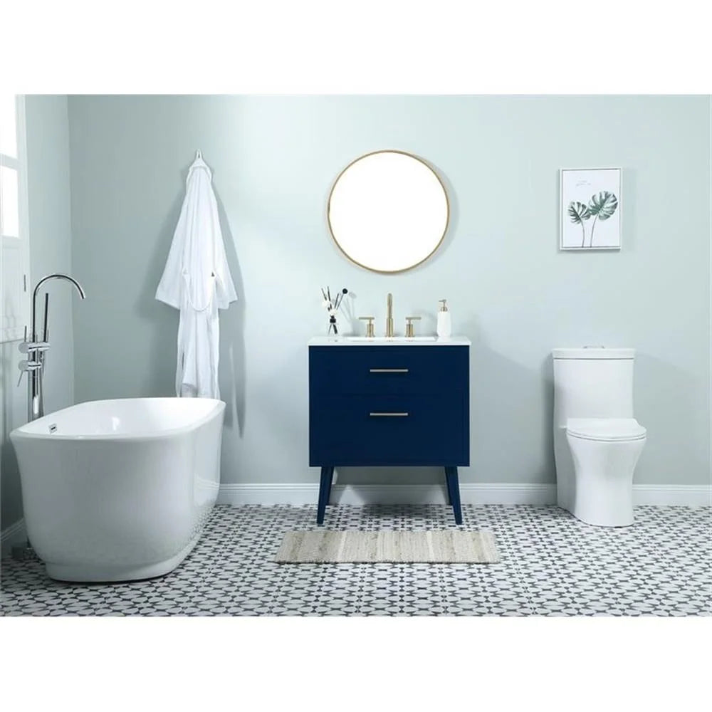 30 inch bathroom vanity in Green