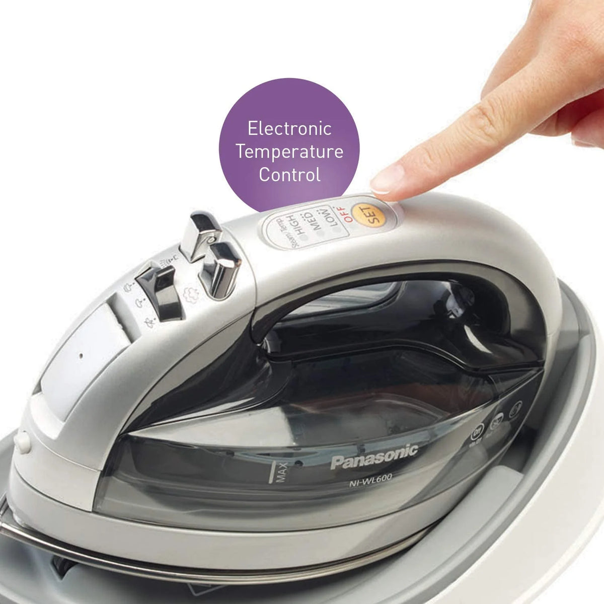 Panasonic QL1000 Cordless 360 Freestyle Dry and Steam Iron