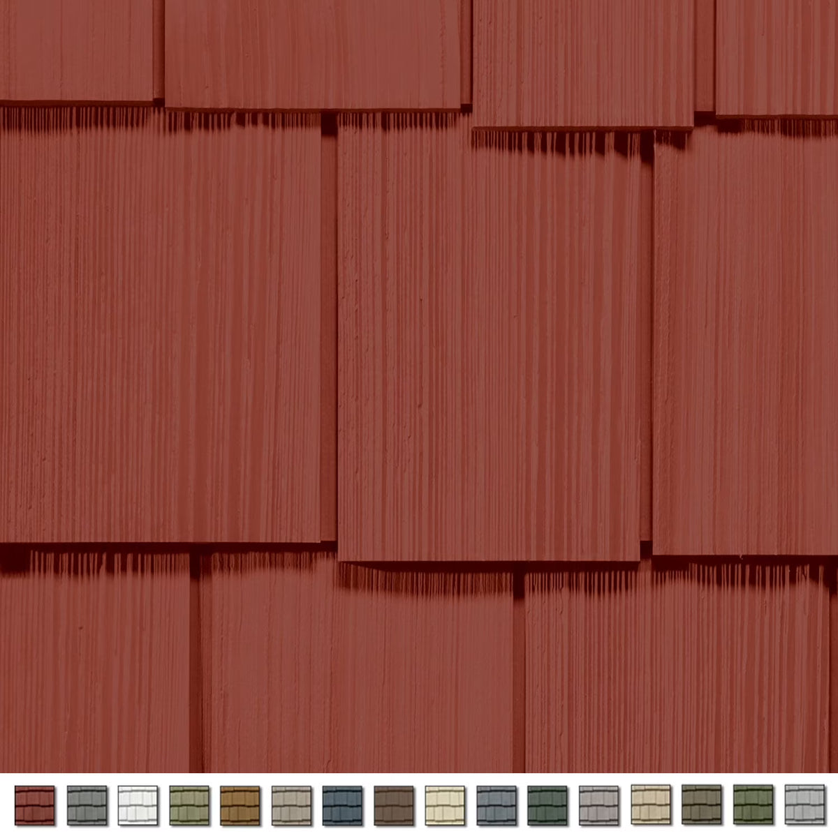CertainTeed Cedar Impressions Double 9 Inch Staggered Rough Split Shakes Siding (1/2 Square)