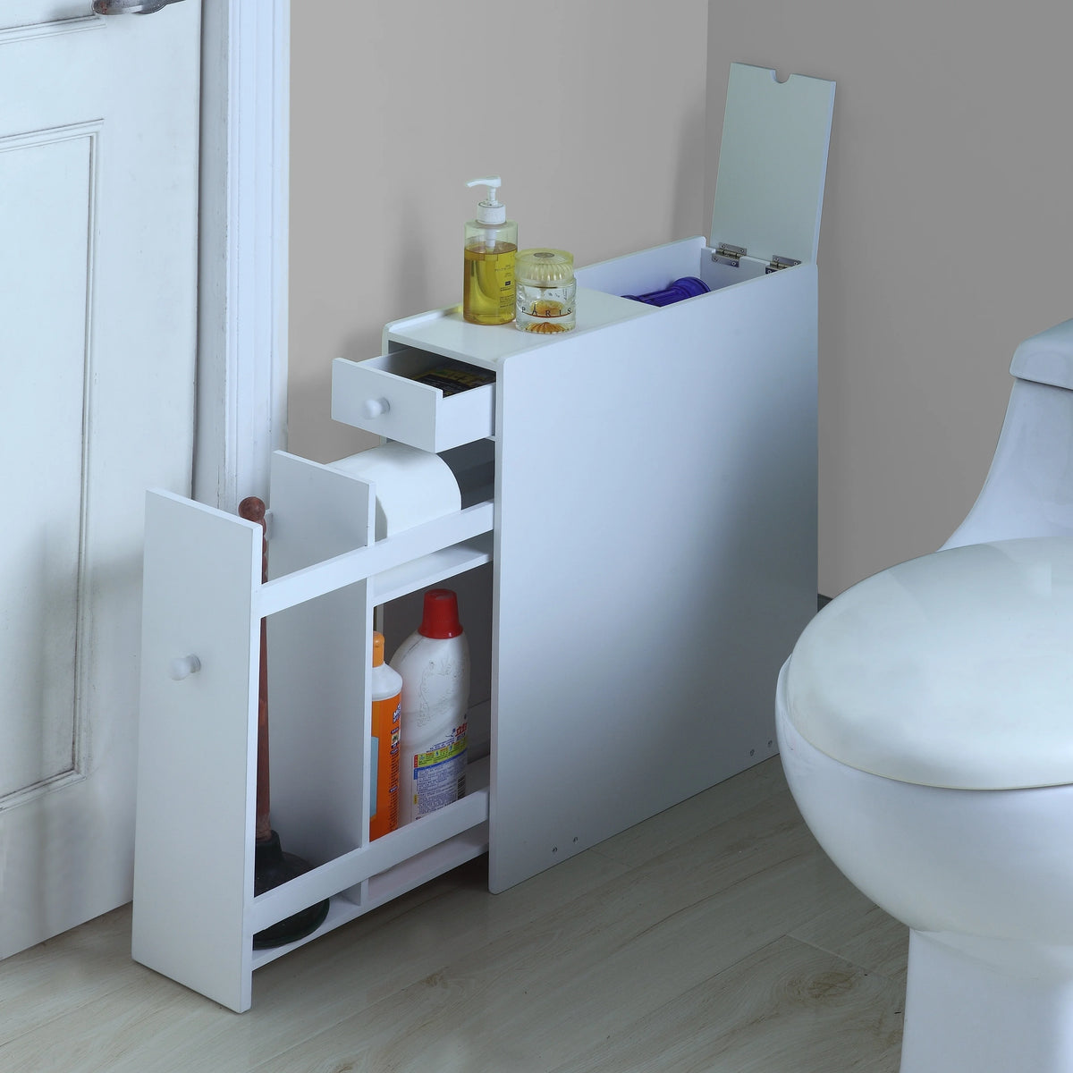 Bathroom floor cabinet