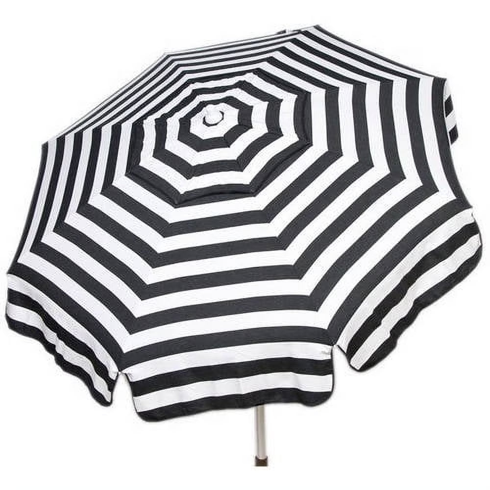DestinationGear 6 ft. Aluminum Italian Stripe Patio Umbrella