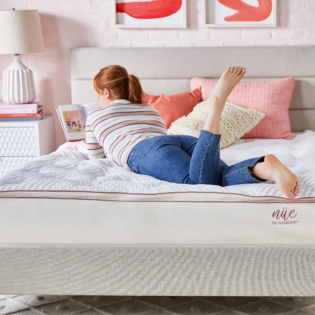 by Novaform Plush Pillowtop 12" Gel Memory Foam Mattress, Twin