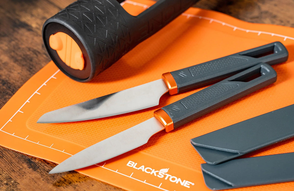Blackstone Adventure Ready Stow and Go Silicone Knife Set Roll