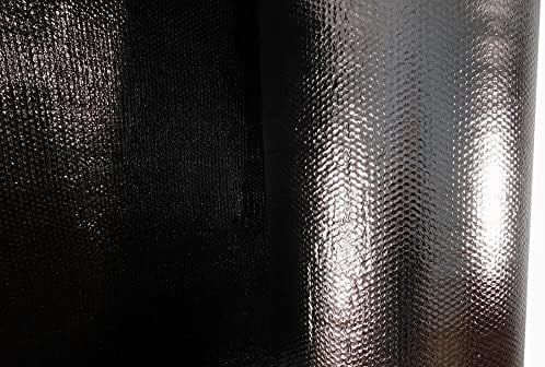 Reflective Black / Silver FOIL Double Bubble Foil Insulation Roll 4X50 200SF R8