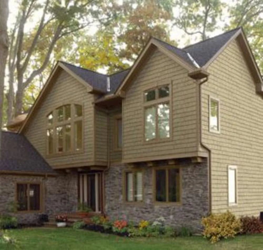 CertainTeed Cedar Impressions Perfection Double 7 Inch Staggered Shingle Siding (1/2 Square)