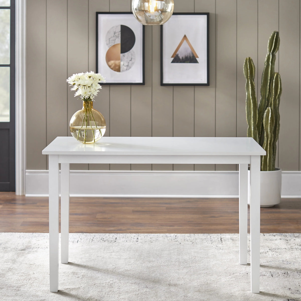 TMS Mid-Century Modern Dining Table, Multiple Finishes