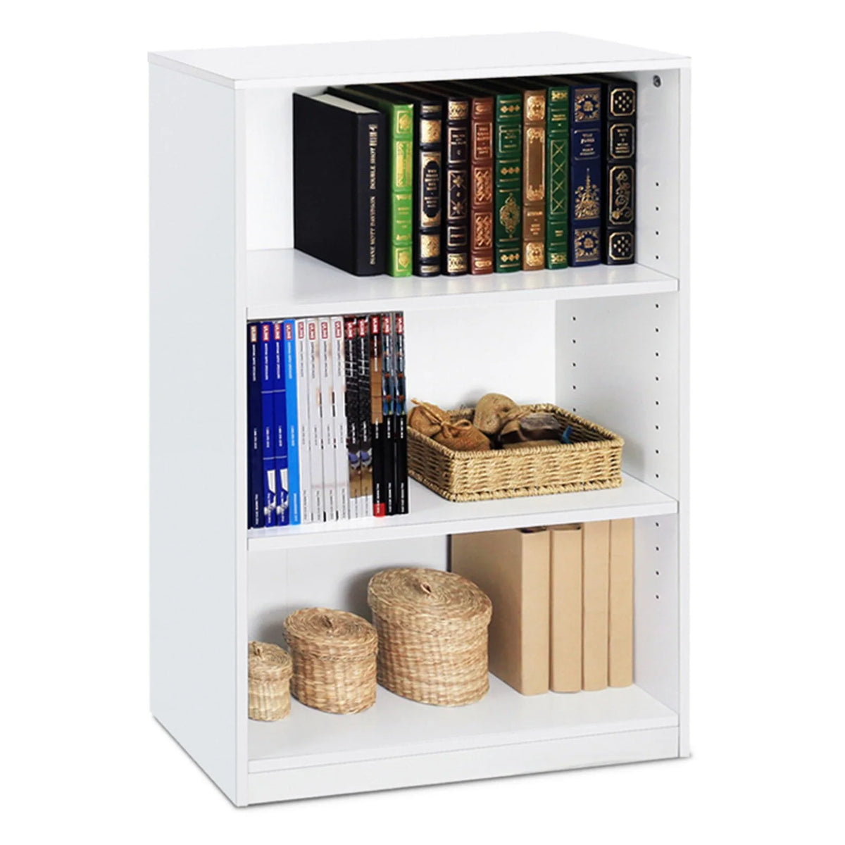 Furinno Jaya Simply Home 3-Shelf Bookcase