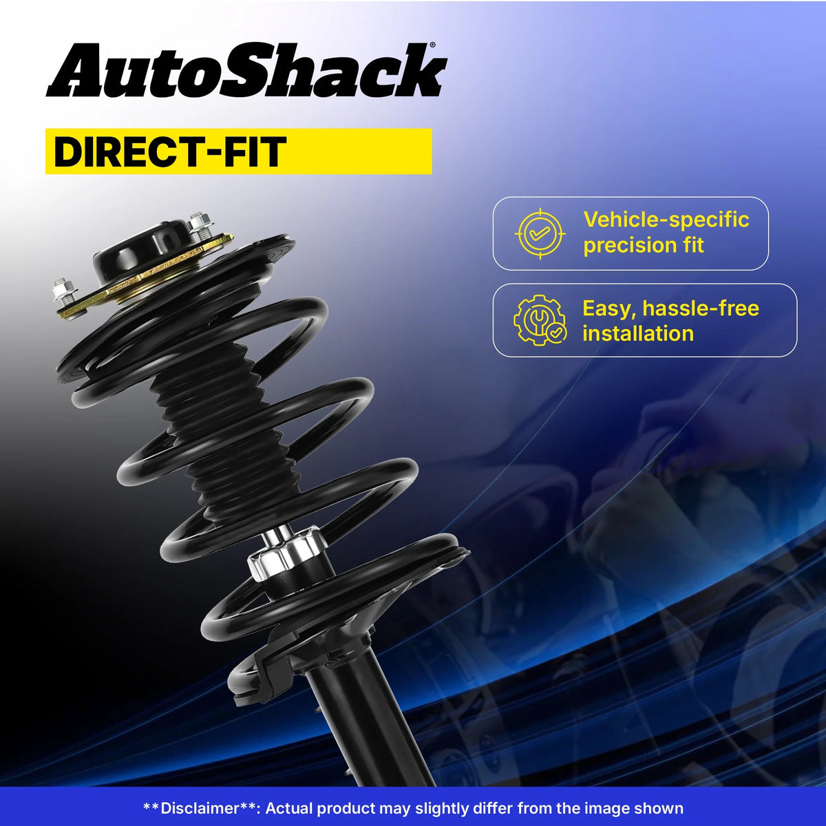 AutoShack Front Complete Strut & Coil Spring | Replacement for 2007-2010 Chevrolet Equinox 2008-2010 Saturn Vue | 2-PC