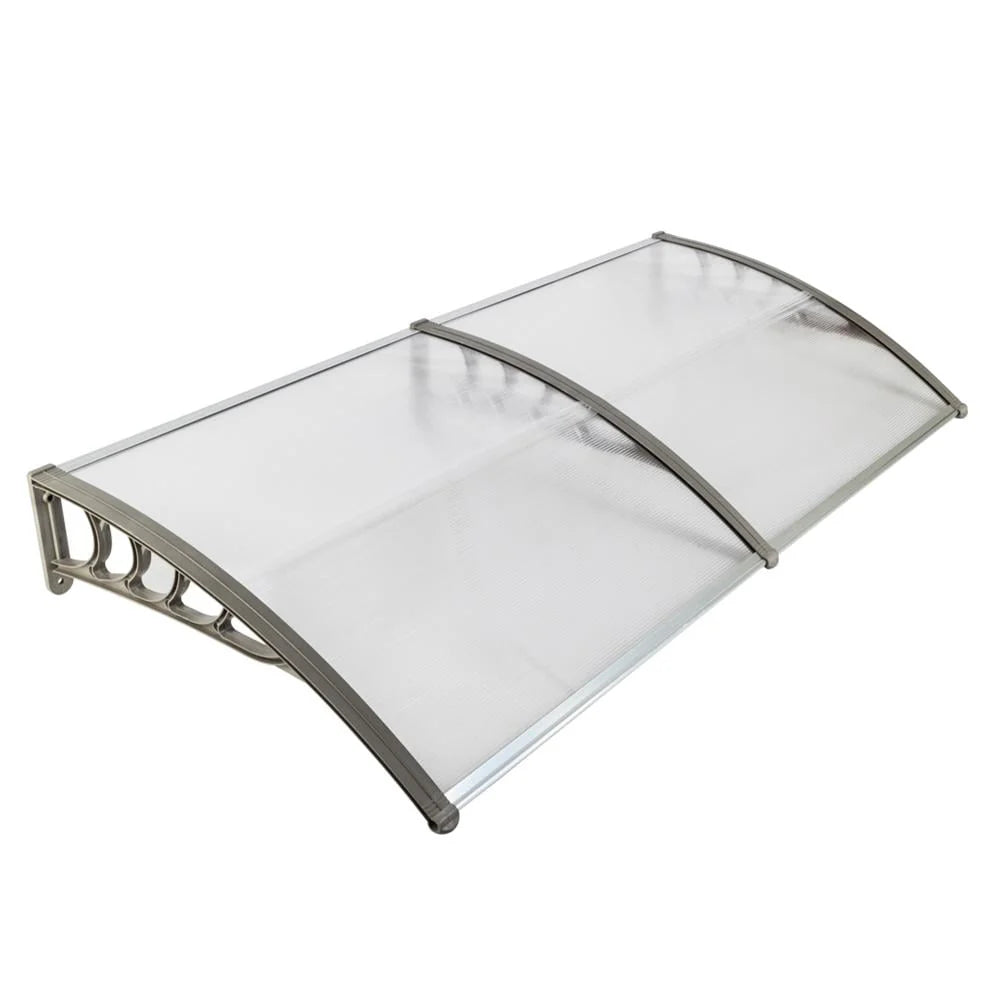 Cterwk Door Window Rain Cover Eaves Canopy,200X100X25cm