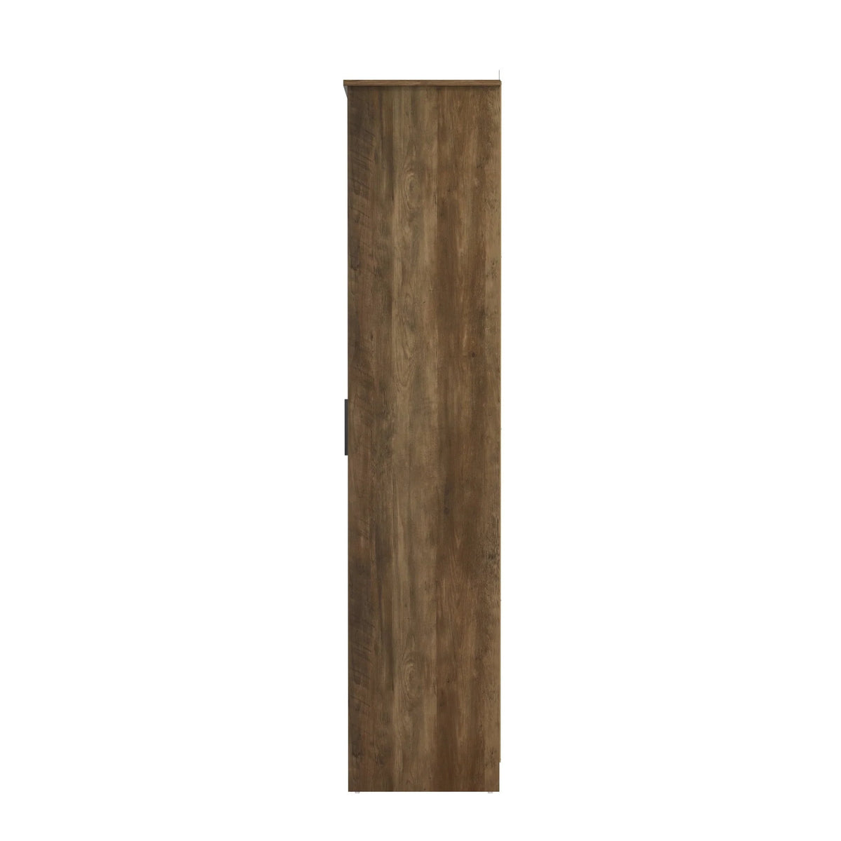 Woven Paths Shelton Wood Kitchen Pantry with 1 Sliding Barn Door, Knotty Oak
