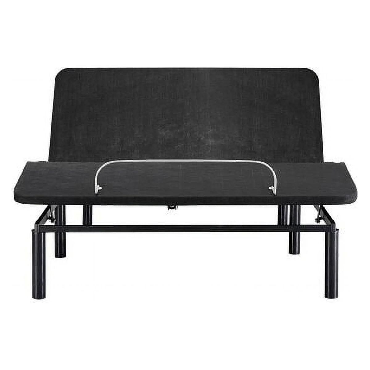 Naomi Home Twin XL Size Ergonomic Adjustable Bed Base with Basic Lumbar Support & Head Tilt, Back & Leg Massage, Wireless Remote, Assembly Needed - Twin XL, Gray