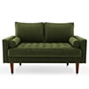 Koby Home Sectional Loveseat Couch Sofa Mid-Century 58" Sofas Couches for Living Room Stale Mint